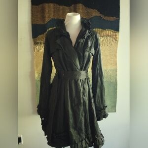 Christian LaCroix Pour La Redoute Ruffle Trench